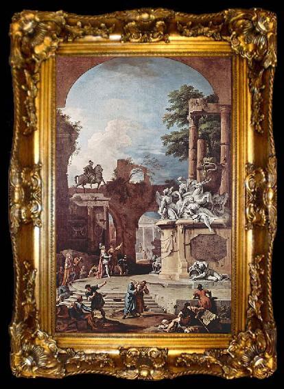 framed  RICCI, Sebastiano Grabmal des Herzogs von Devonshire, ta009-2